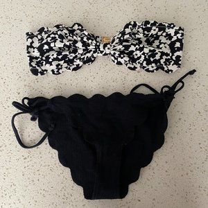 Marysia Black & White Chic Bikini Set Medium